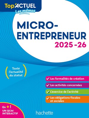 cover image of Top'Actuel Micro-entrepreneur  2025-2026